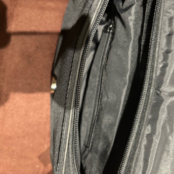 Women's Black Mini Rectangular Flap Shoulder Bag - Picture 10 of 12